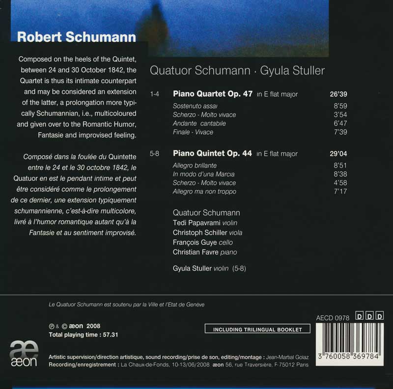 AECD 0978 Quatuor schumann